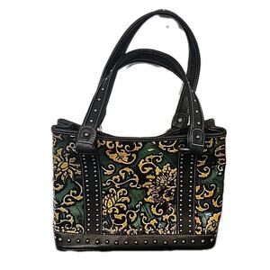 Montana West Concealed Carry Western Tote Leather Embroidered Purse Handbag